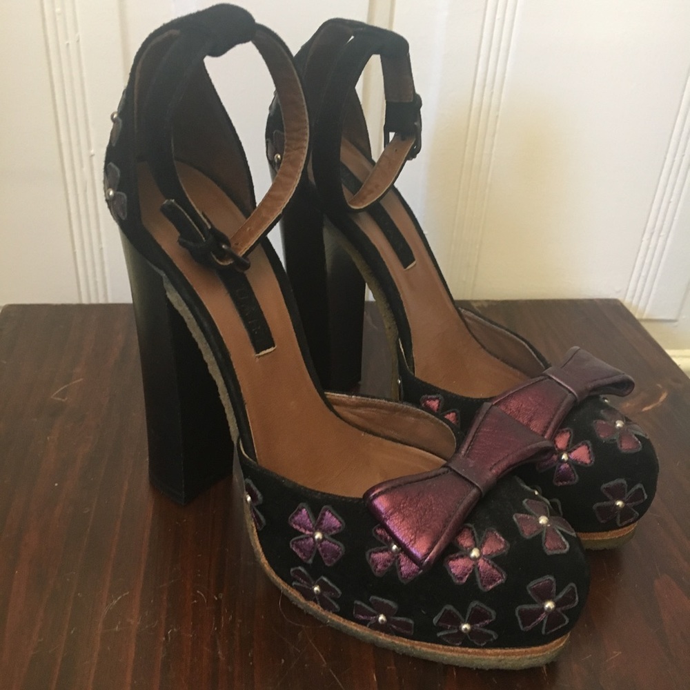 Jill Stuart ankle strap heels